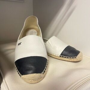Michael Kors Black and White Espadrilles